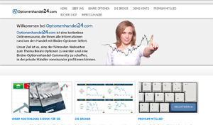 Homepage Optionenhandel24.com