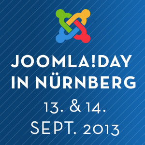 Pflichttermin für Joomla-Fans: JoomlaDay! Deutschland, 13./14. September in Nürnberg.