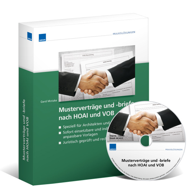 HOAI- und VOB-Musterverträge und –briefe für Architekten und Ingenieure HOAI- und VOB-Musterverträge und –briefe für Architekten und Ingenieure