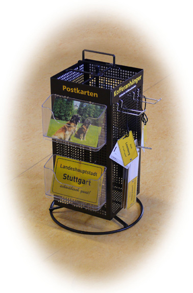 Auf Wunsch werden die Produkte im Ortsschild-Design mit einem Verkaufsdisplay für den POS geliefert Auf Wunsch werden die Produkte im Ortsschild-Design mit einem Verkaufsdisplay für den POS geliefert