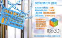 iGo3D eröffnet Deutschlands erstes Fachgeschäft für 3D-Druck iGo3D eröffnet Deutschlands erstes Fachgeschäft für 3D-Druck
