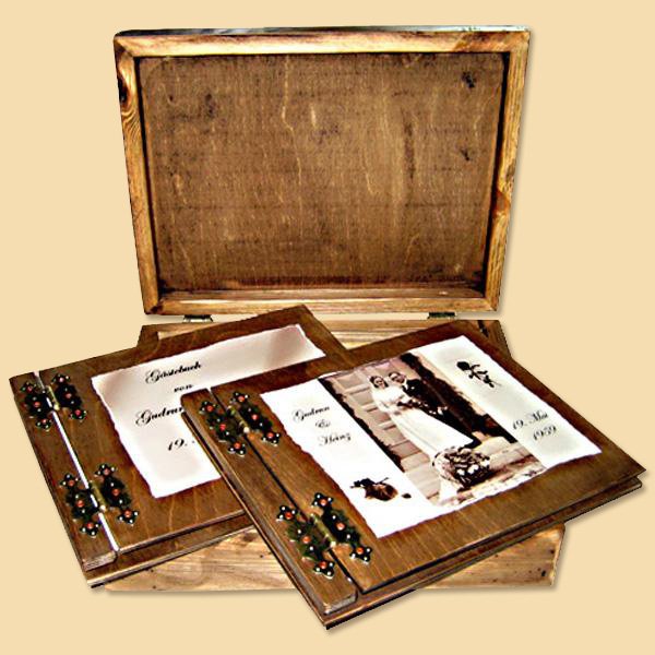 Holz Fotoalben & Gästebuch
