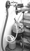 BBHW035 mit Nasssauger und Wassersammelring BBHW035 mit Nasssauger und Wassersammelring