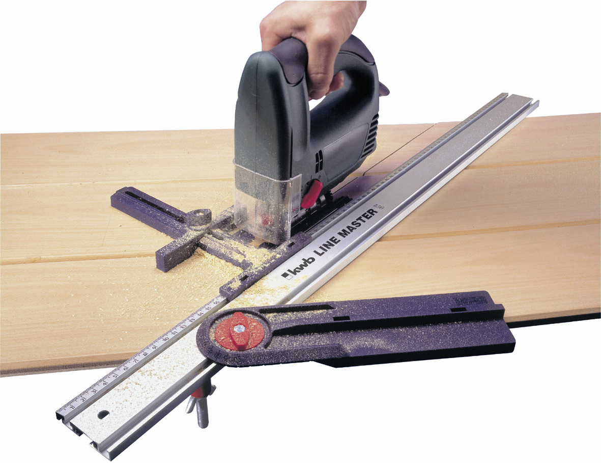 Do it yourself: Mit dem Line Master von kwb immer auf Präzisionskurs. Bild: kwb Do it yourself: Mit dem Line Master von kwb immer auf Präzisionskurs. Bild: kwb
