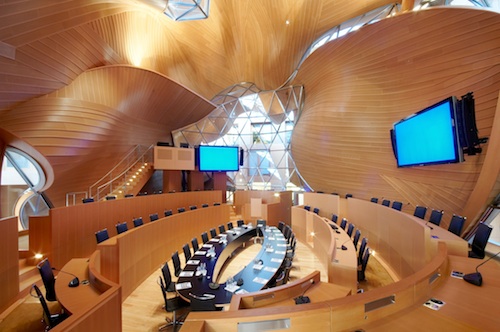 Nominiert für den Location Award 2013: Das PLENUM im AXICA in Berlin Nominiert für den Location Award 2013: Das PLENUM im AXICA in Berlin