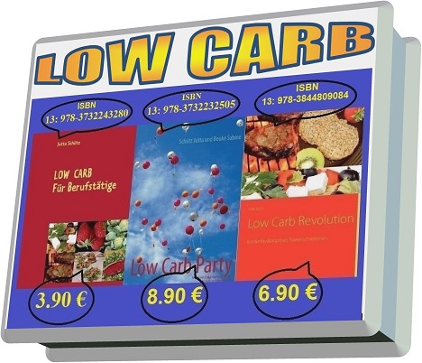Low Carb Bücher für den kleinen Geldbeutel