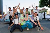 Mitreißend vom Start weg: Die Boogie Devils. Mitreißend vom Start weg: Die Boogie Devils.