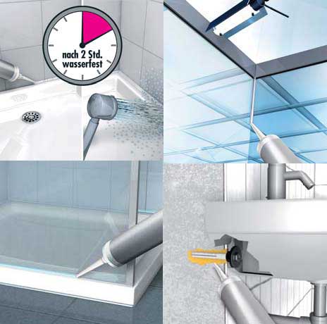 Highlights des Sortiments im Bereich Dichten und Kleben Highlights des Sortiments im Bereich Dichten und Kleben