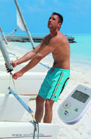 Auch beim Sport mit dem UV-Warngerät SunCounter Sonnebrände leicht vermeiden