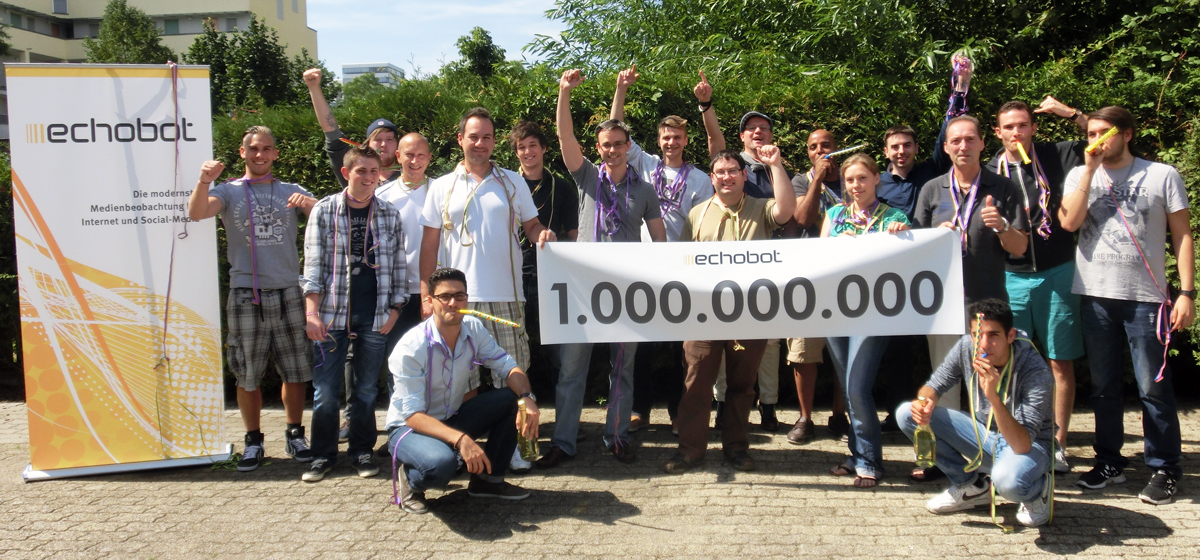 Echobot mit einer Milliarde Artikel im Suchindex Echobot mit einer Milliarde Artikel im Suchindex