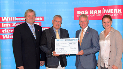 v.l.n.r: Jürgen Wittke, Rainer Struck, Holger Schwannecke, Judith Behra. Foto: M.Paul v.l.n.r: Jürgen Wittke, Rainer Struck, Holger Schwannecke, Judith Behra. Foto: M.Paul