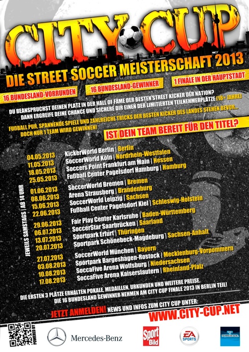 CITY CUP Finale - Plakat CITY CUP Finale - Plakat