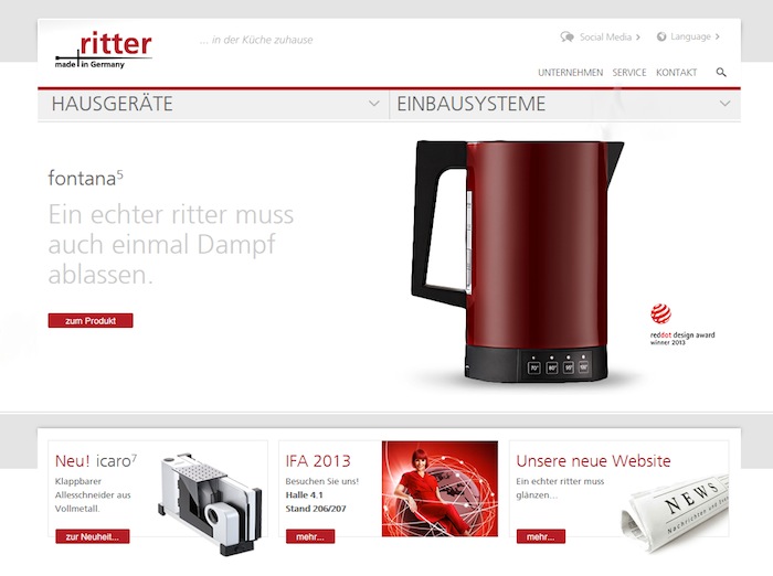 Relaunch der ritterwerk-Homepage Relaunch der ritterwerk-Homepage