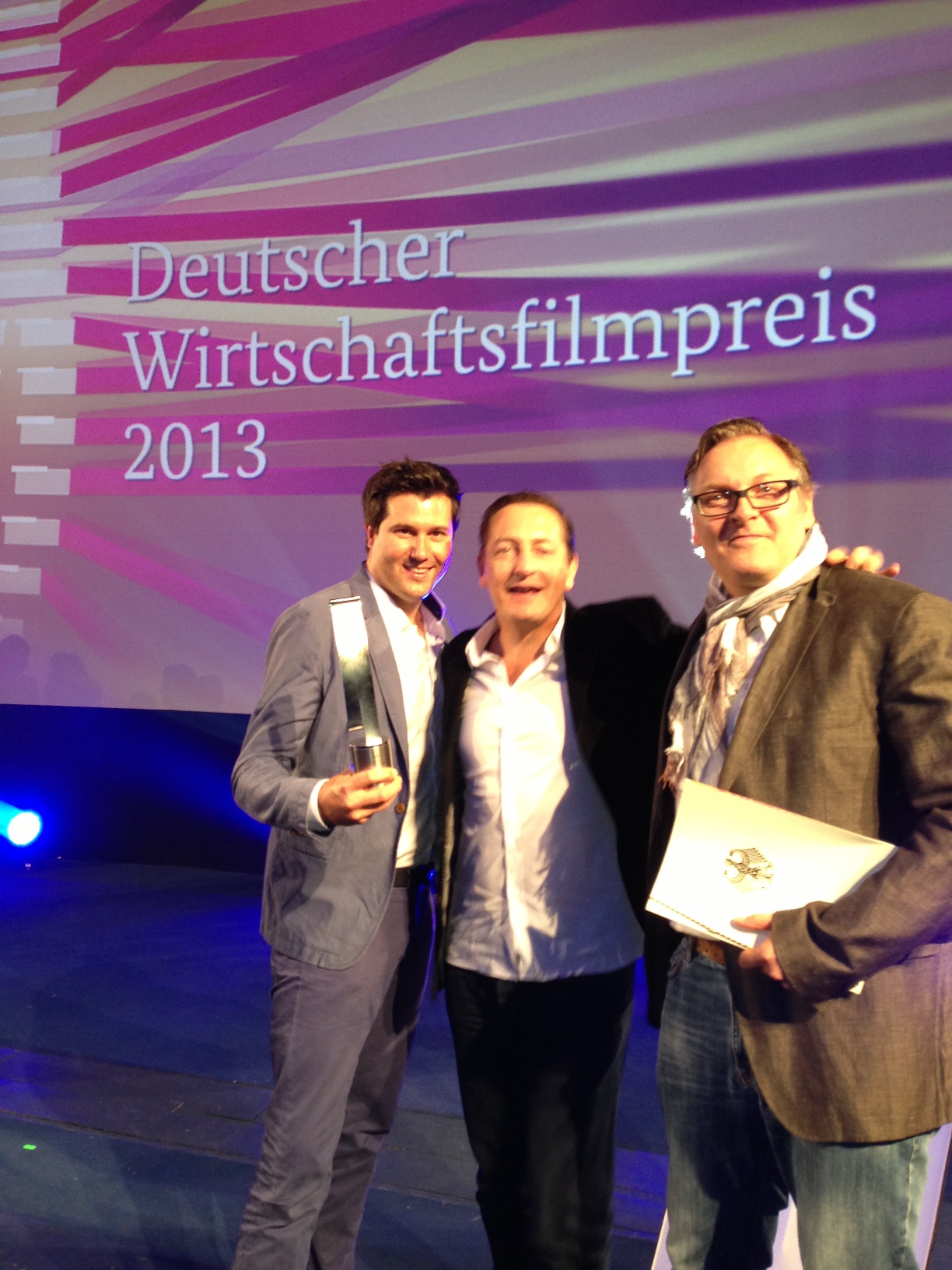 David Meadows-Hertig, Oliver Berger und Peter Schels von al Dente Entertainment