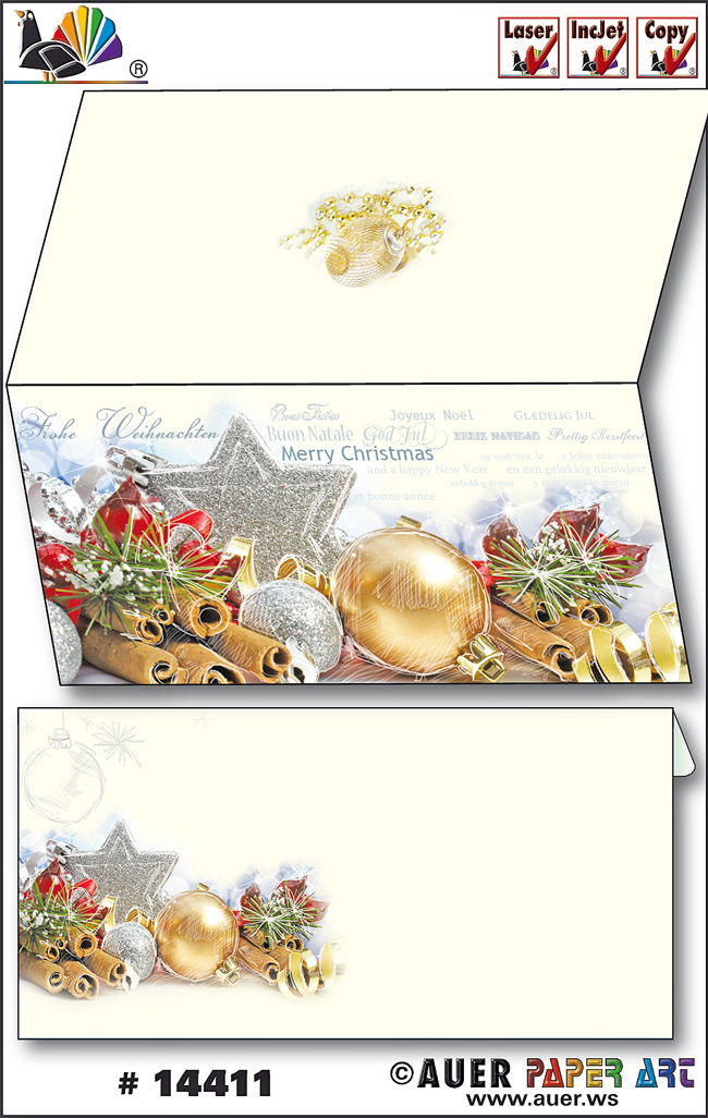 Auer Weihnachtsgrußkarten selbst gestalten und bedrucken. Auer Weihnachtsgrußkarten selbst gestalten und bedrucken.