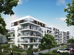 Süd-West-Ansicht des Hirschpark-Terrassen-Ensembles