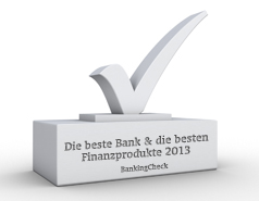 BankingCheck Award 2013