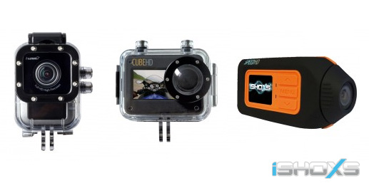 iSHOXS ISAW A2 SPEEDHD CUBEHD Actioncam