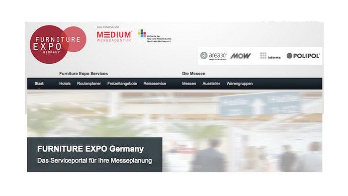 Furniture Expo ist das neue Serviceportal für Möbelfach- und Hausmessen.