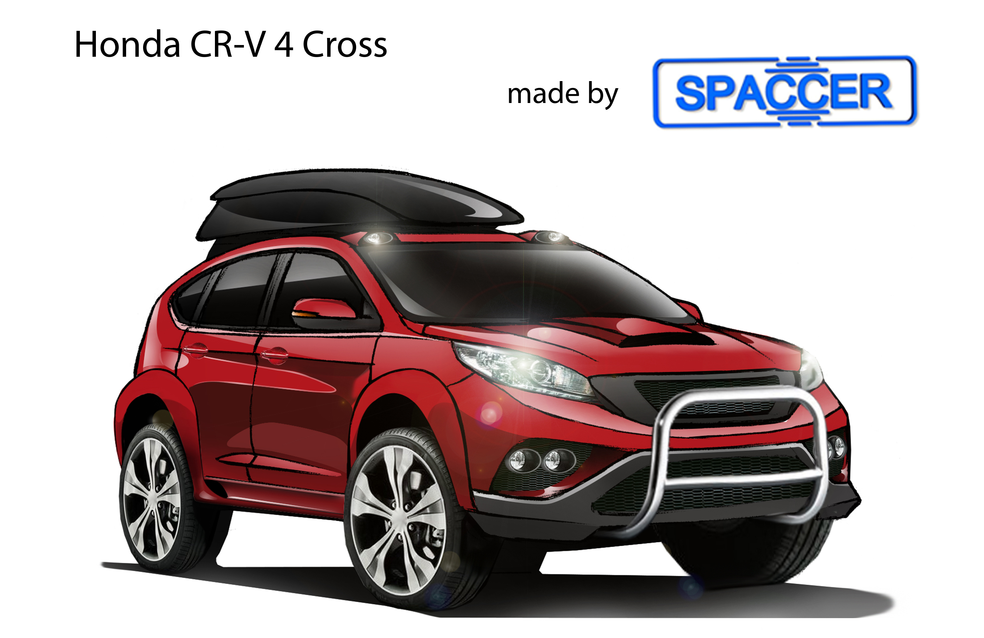 Honda CR-V4 Cross mit Spaccer