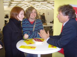 Schroebler berät auf Berufs- und Studienmessen