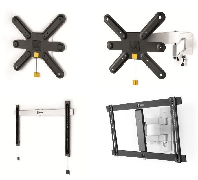 One For All: Flatscreenhalter der SLIM und ULTRA-SLIM-Serie (Foto: One For All)