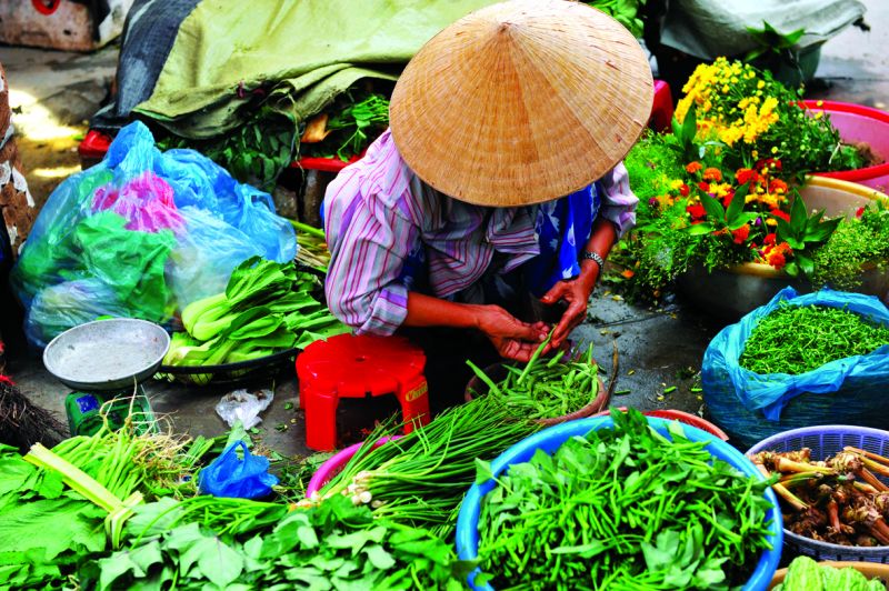 Markt in Vietnam Markt in Vietnam