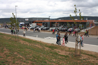 Frontansicht BADSHOP Schimmelpfennig zum Tag der offenen Tür Frontansicht BADSHOP Schimmelpfennig zum Tag der offenen Tür