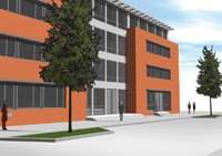 Mit dem atrium Erlangen entsteht in Tennenlohe ein hochwertiges, viergeschossiges Geschäftsgebäude. Mit dem atrium Erlangen entsteht in Tennenlohe ein hochwertiges, viergeschossiges Geschäftsgebäude.