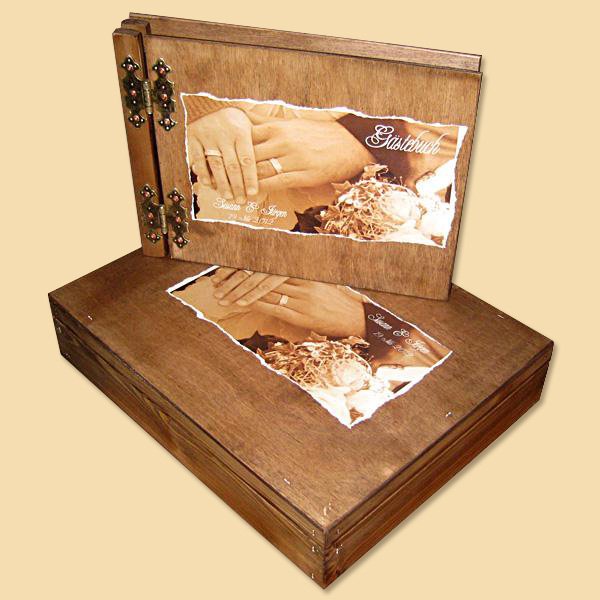 Hochzeitsalben aus Holz