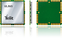 Mit dem UL865 stellt Telit sein erstes 3G-Modul mit einer VQFN-Bauform vor. (Bild: Telit) Mit dem UL865 stellt Telit sein erstes 3G-Modul mit einer VQFN-Bauform vor. (Bild: Telit)