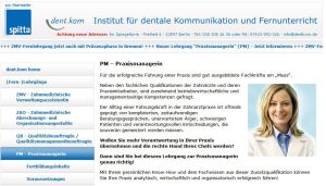 Fernlehrgang Praxismanager - jetzt anmelden bei dent.kom! Fernlehrgang Praxismanager - jetzt anmelden bei dent.kom!