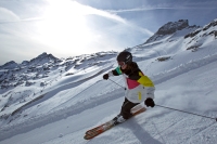 Skifahrerin Skifahrerin