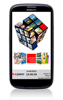 TCPOS DROID-POS auf dem Samsung Galaxy S3