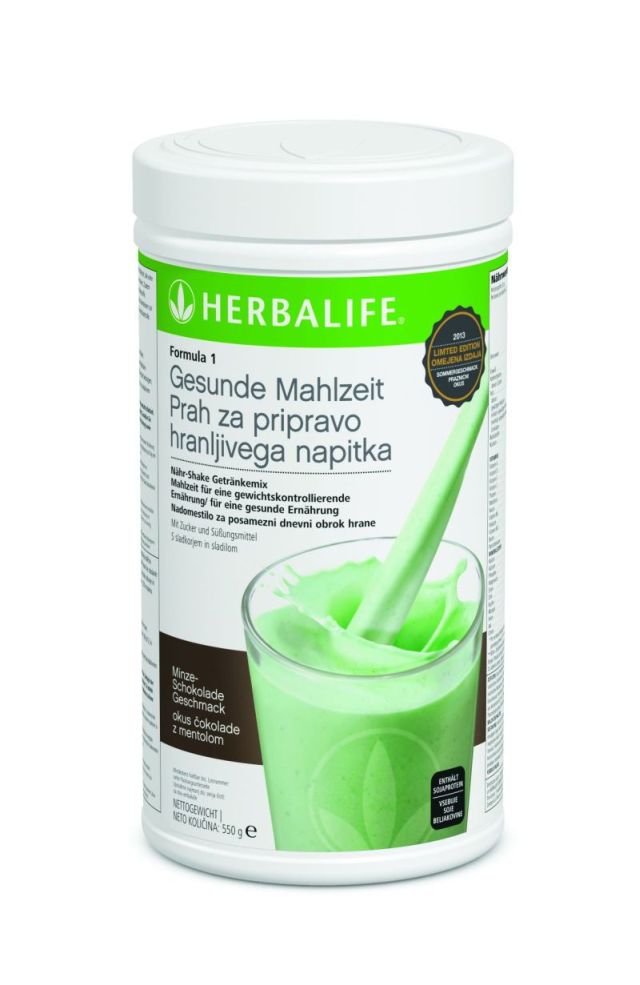 HERBALIFE Formula 1-Shake Minze-Schokolade HERBALIFE Formula 1-Shake Minze-Schokolade