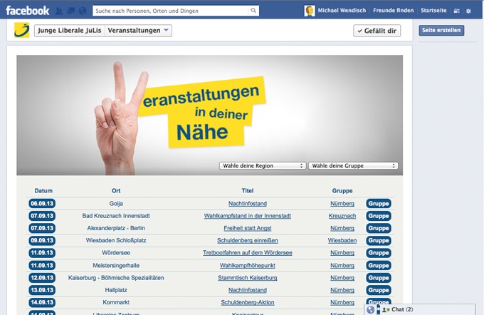 FUSE entwickelt Facebook-App für die Jungen Liberalen FUSE entwickelt Facebook-App für die Jungen Liberalen