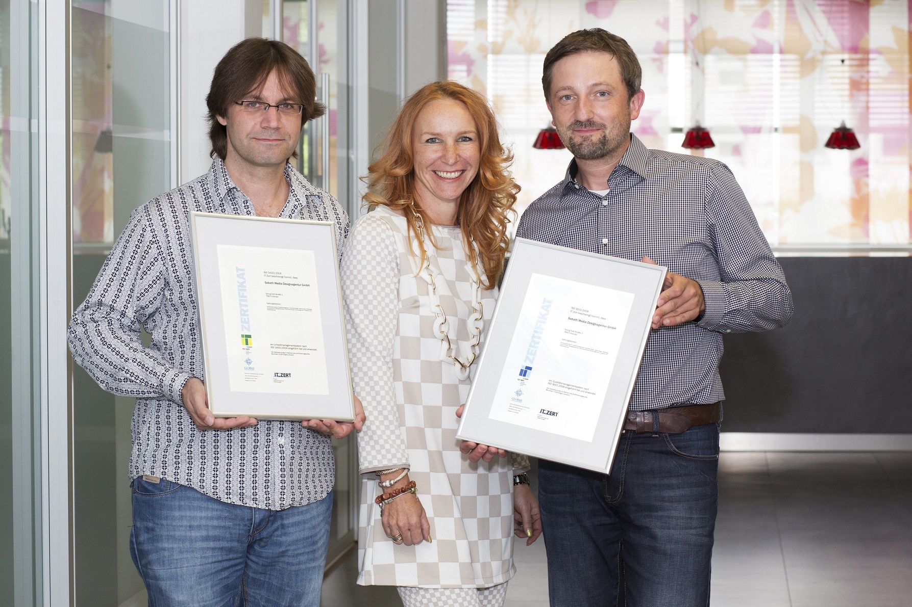 Matthias Niklas, Bettina Sabath und Patrick Heid von Sabath Media Designagentur Matthias Niklas, Bettina Sabath und Patrick Heid von Sabath Media Designagentur