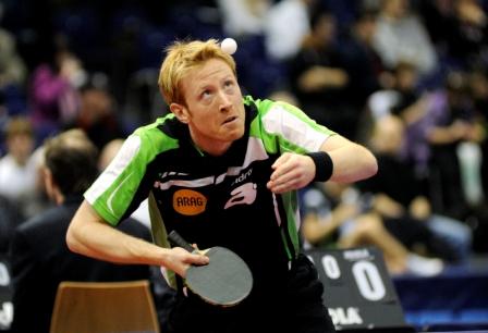 Tischtennisprofi Christian Süß drückt Valentin Baus auf seinem Weg nach Rio die Daumen