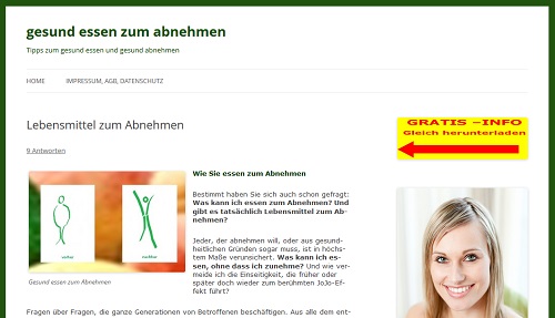 gesund essen zum Abnehmen