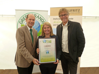 Baufritz erhält internationale GREEN BRANDS-Zertifizierung