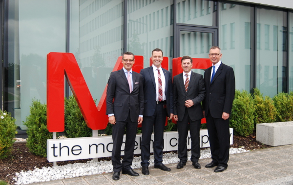 v.l.n.r.: Dr. Michael Fraas, Bertram Geck, Jürgen Leuschel, Dirk von Vopelius v.l.n.r.: Dr. Michael Fraas, Bertram Geck, Jürgen Leuschel, Dirk von Vopelius