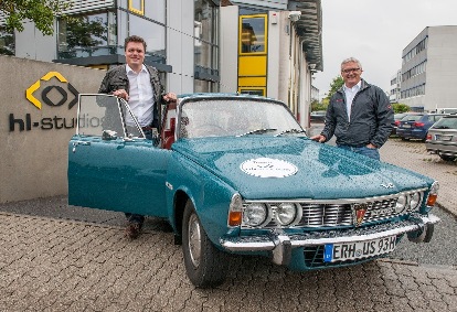 (Foto: hl-studios, Erlangen) -  V8-Sound pur: der Rover P6 von Rainer Staudt und Jürgen Krieg