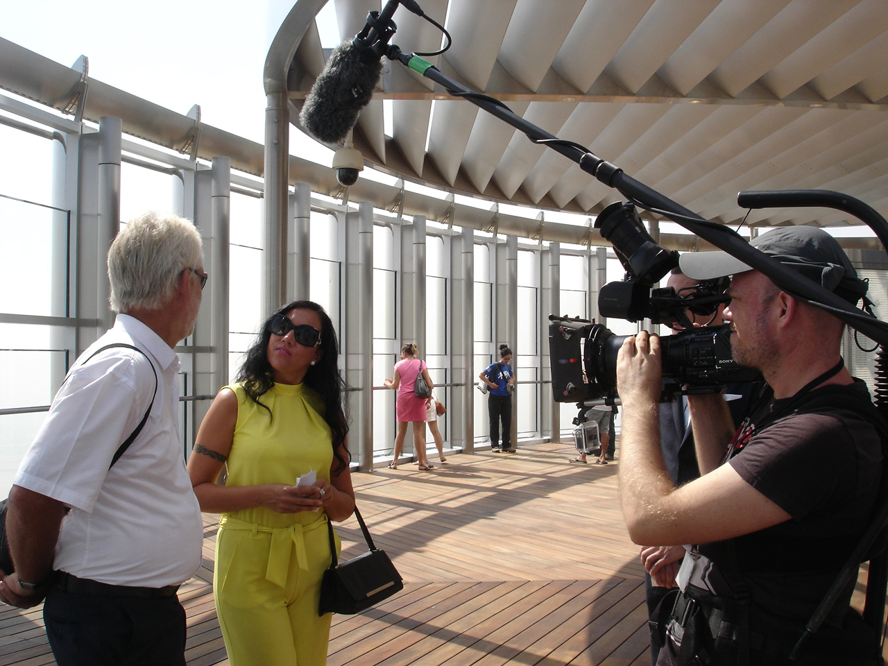 Promi Maklerin Birgit Wagner Burj Khalifa Dubai