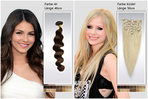 Clip in Extensions Echthaar