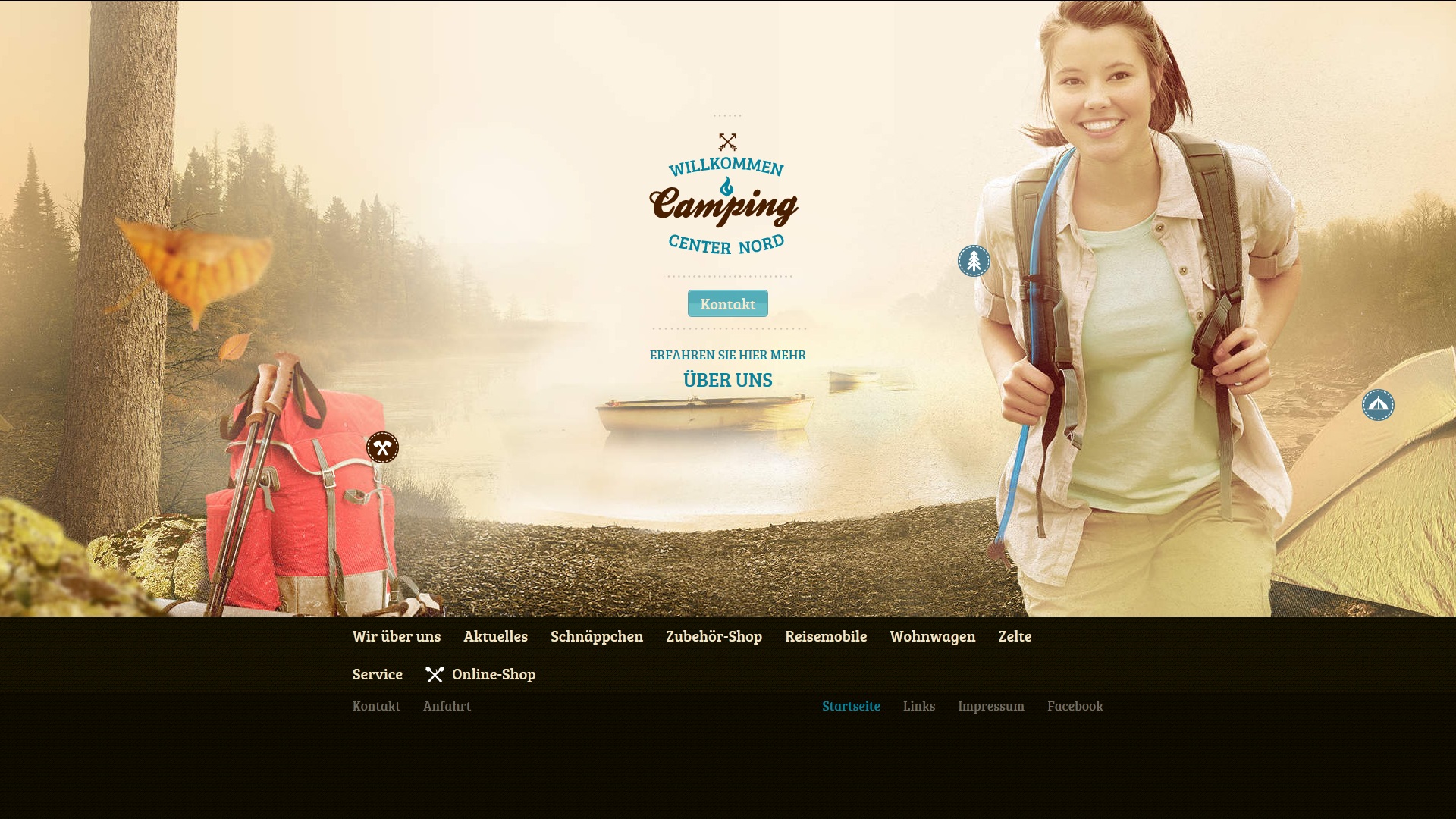 Die Website vom Camping-Center Nord gehört bei den IMA Awards 2012 zu den 