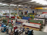 Maschinenhalle der Firma A+B Maschinen in Ahaus.