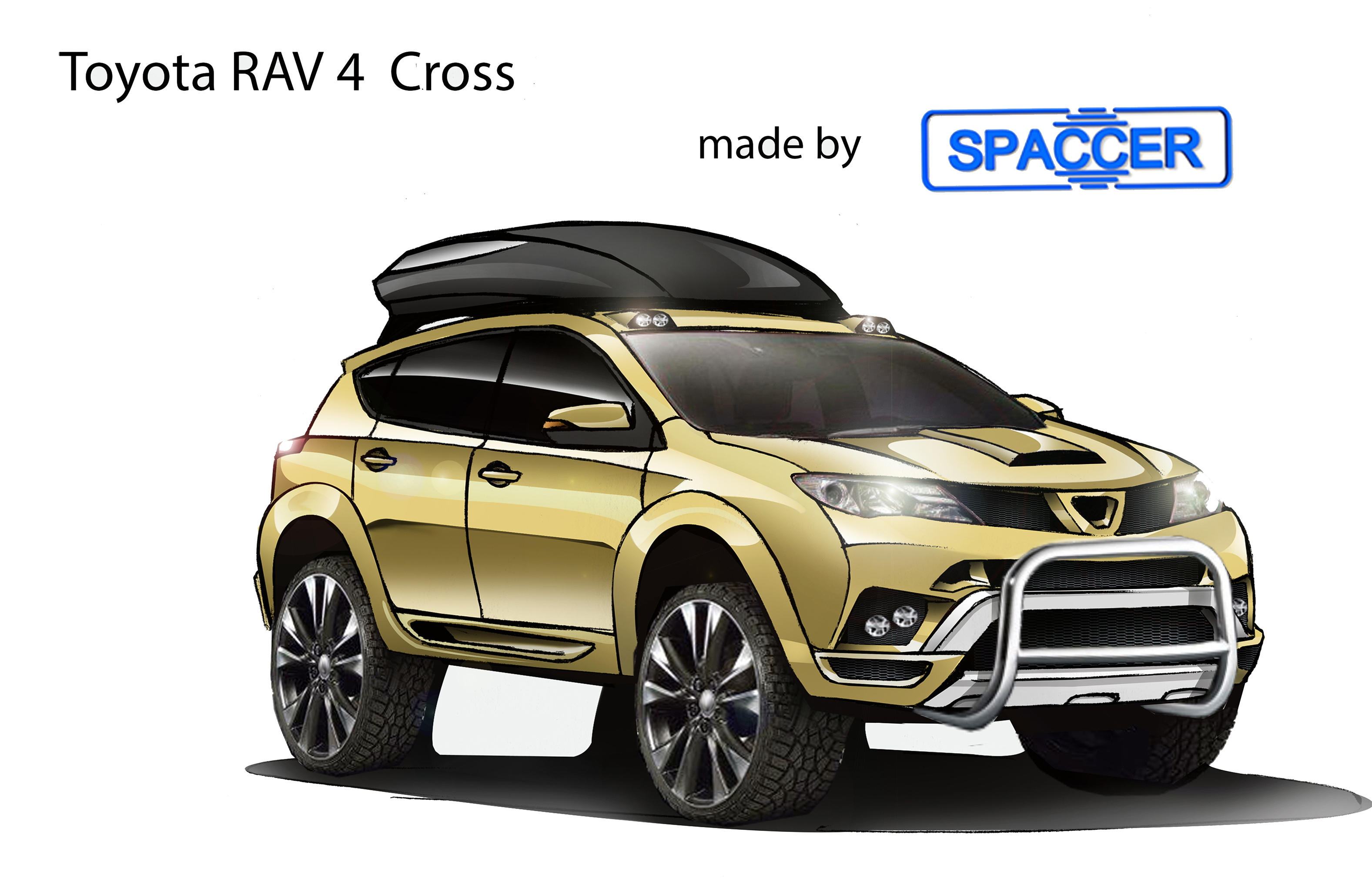 Toyota RAV 4 Cross mit Spaccer Toyota RAV 4 Cross mit Spaccer
