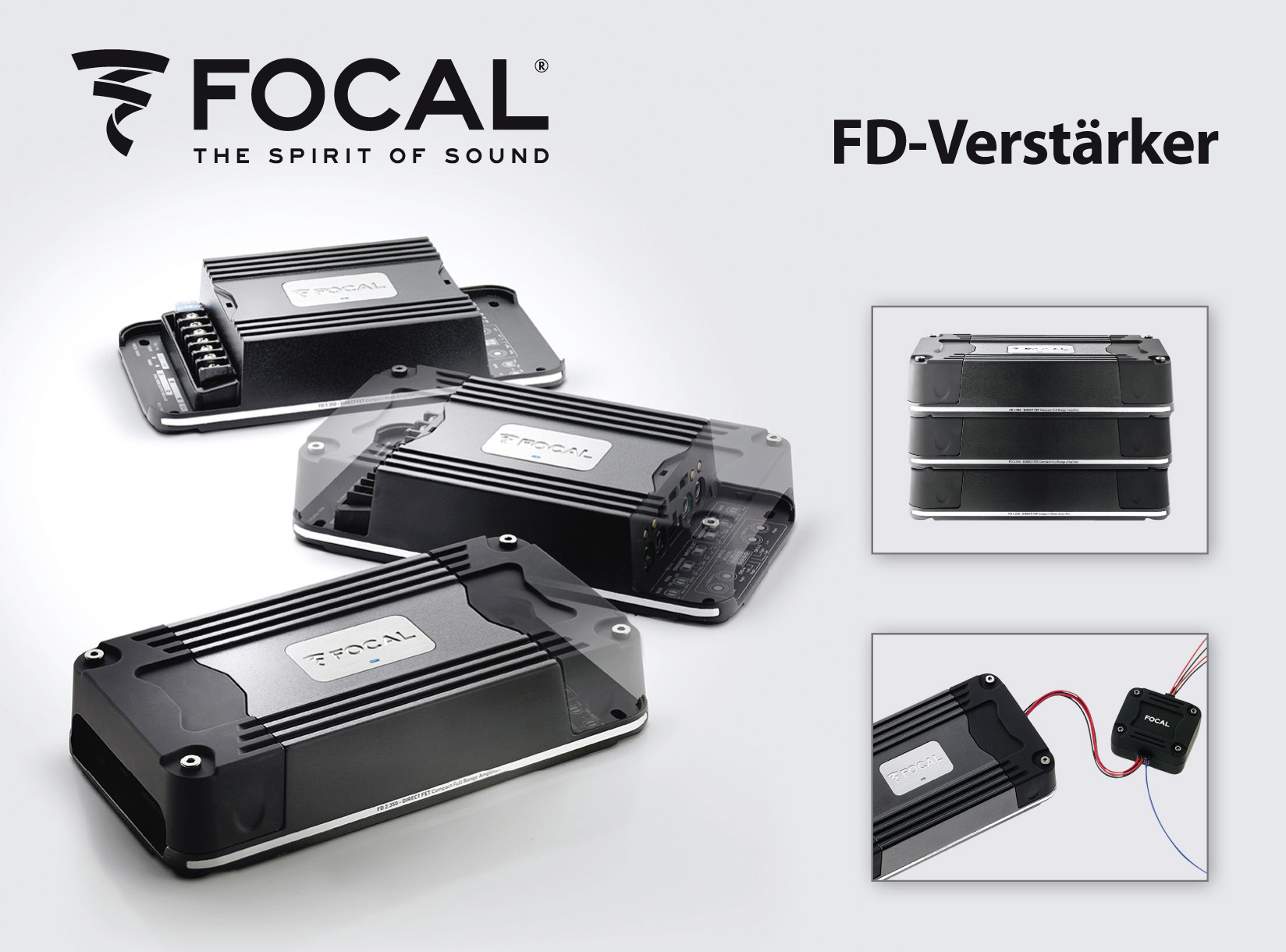 Focal FD-Verstärker: ideale Spielpartner für Werksanlagen