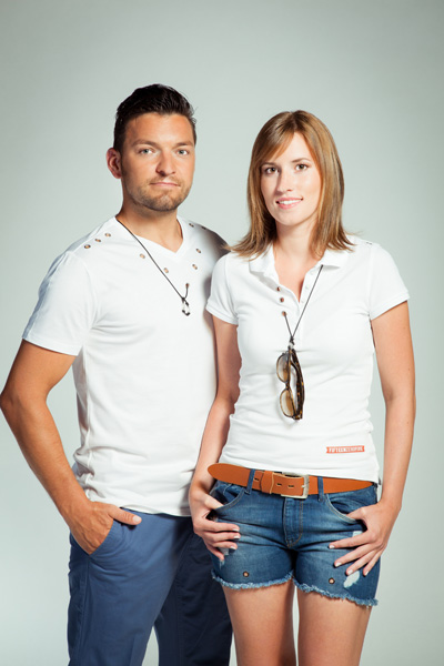 Herren T-Shirt und Damen Poloshirt von FIFTEENZEROFIVE