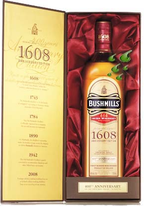 Whisky Shop, Feine Tropfen Online, präsentiert? The 1608 Bushmills 400th Anniversary Edition